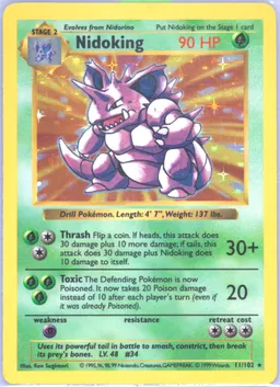 Nidoking card photo
