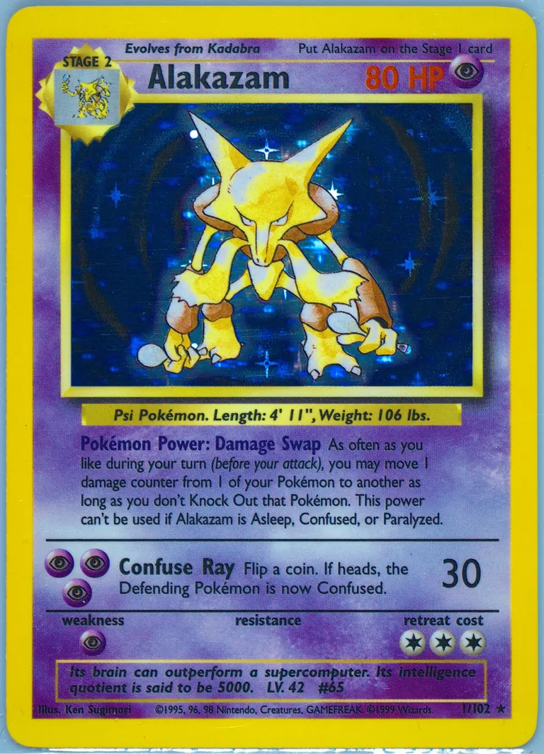 Alakazam card photo