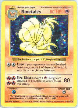 Ninetales card photo