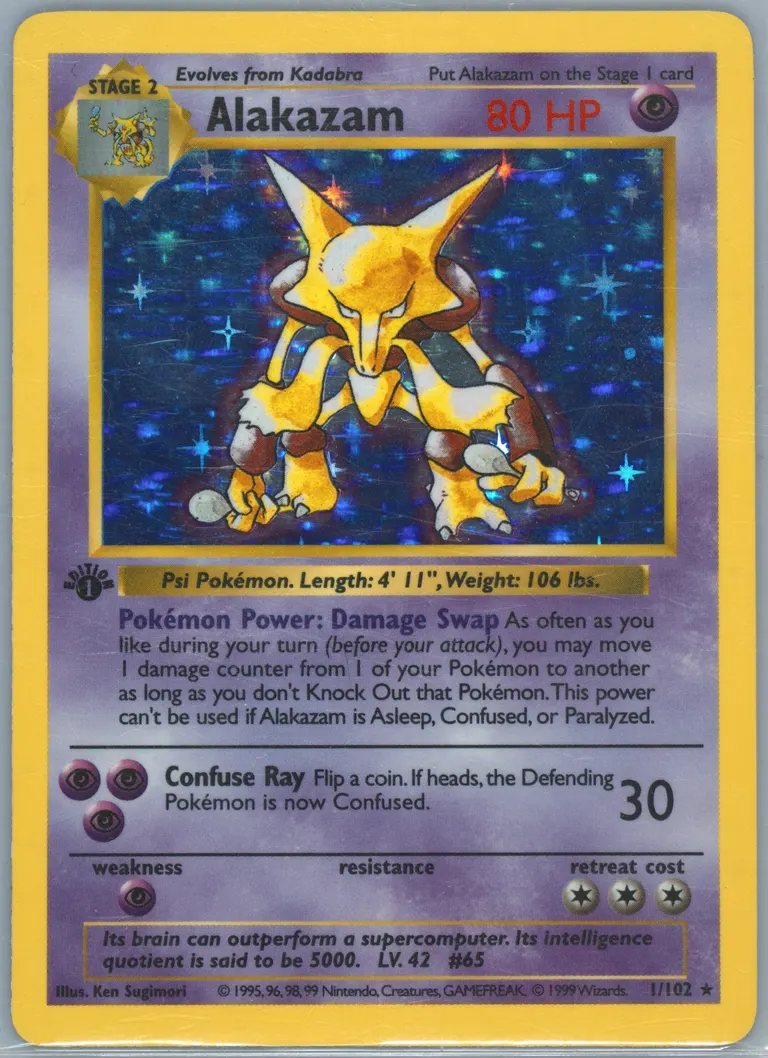 Alakazam card photo
