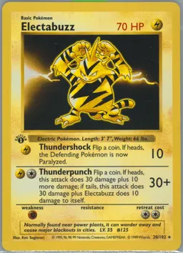 Electabuzz card photo