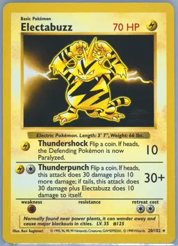 Electabuzz card photo