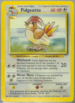 Pidgeotto #22
