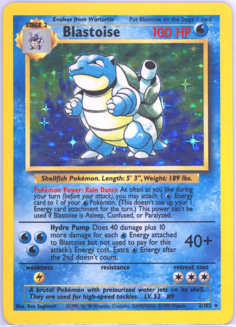 Blastoise card photo