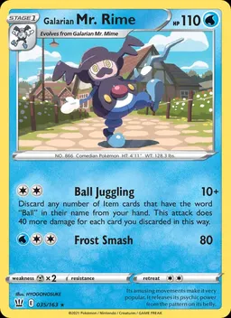 Galarian Mr. Rime #35