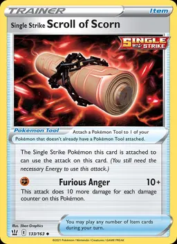 Single Strike Scroll of Scorn #133