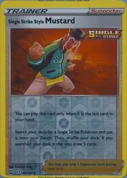 Single Strike Style Mustard #134