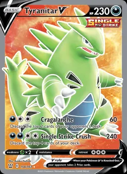 Tyranitar V card photo