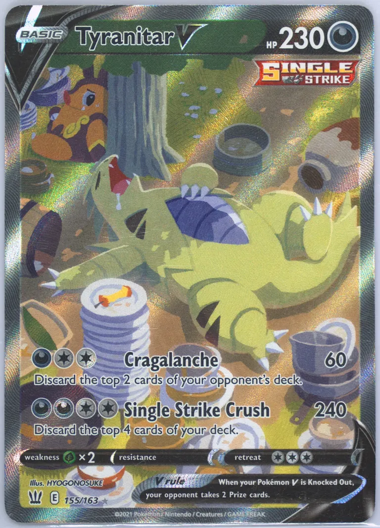 Tyranitar V card photo