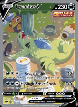 Tyranitar V card scan