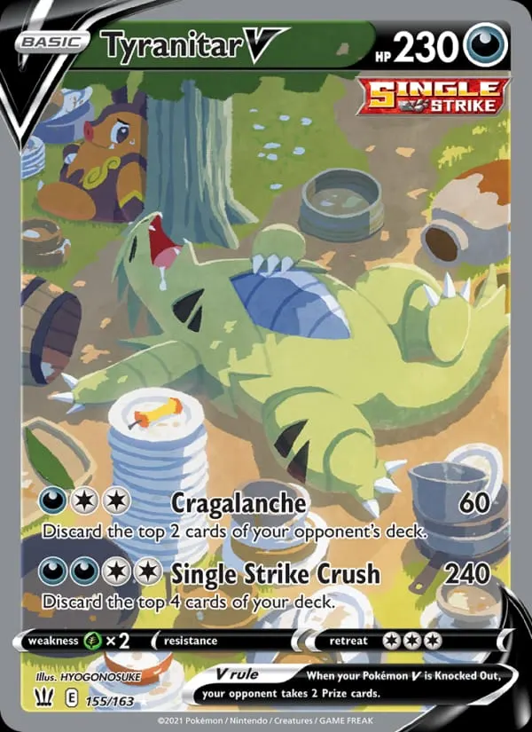 Tyranitar V card photo