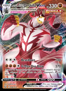 Single Strike Urshifu VMAX card photo