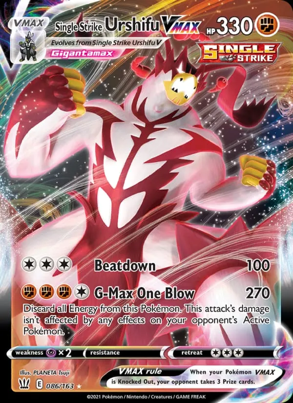 Single Strike Urshifu VMAX card photo