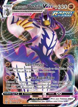 Rapid Strike Urshifu VMAX card photo