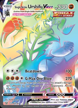 Single Strike Urshifu VMAX card photo