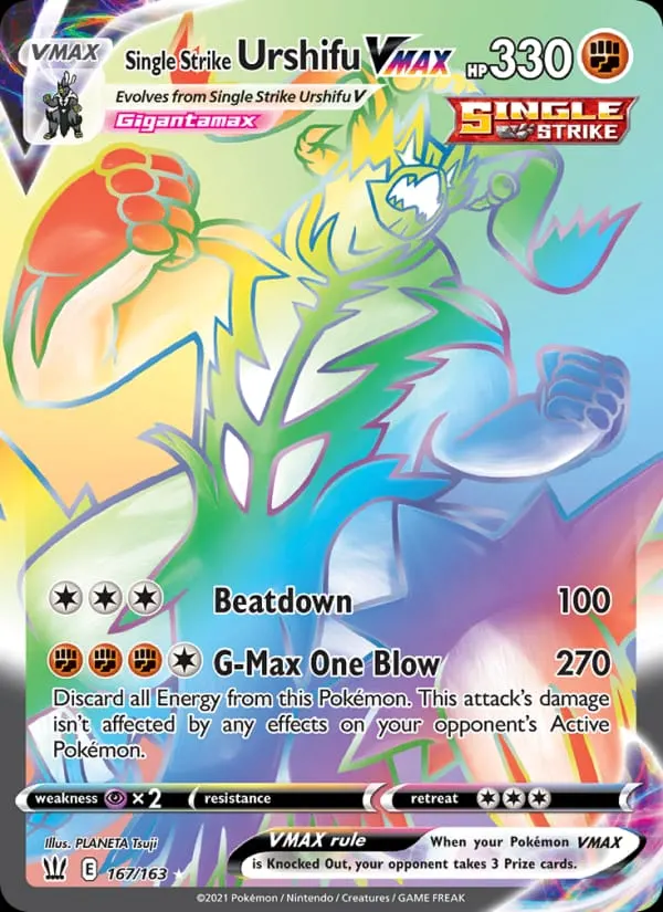Single Strike Urshifu VMAX card photo