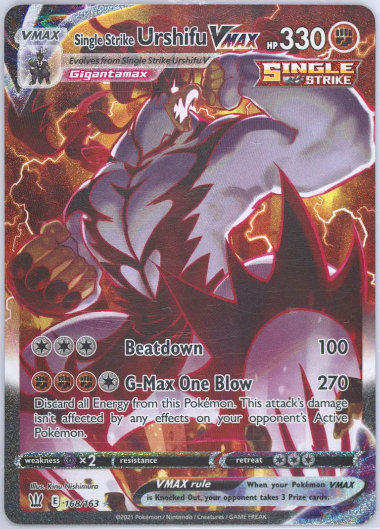 Single Strike Urshifu VMAX card photo