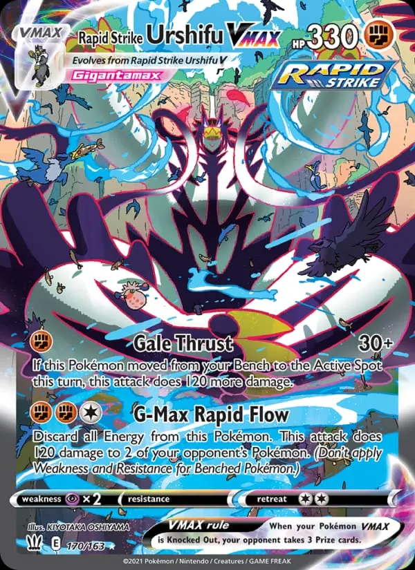 Rapid Strike Urshifu VMAX card photo