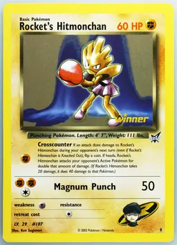 Rocket’s Hitmonchan #9