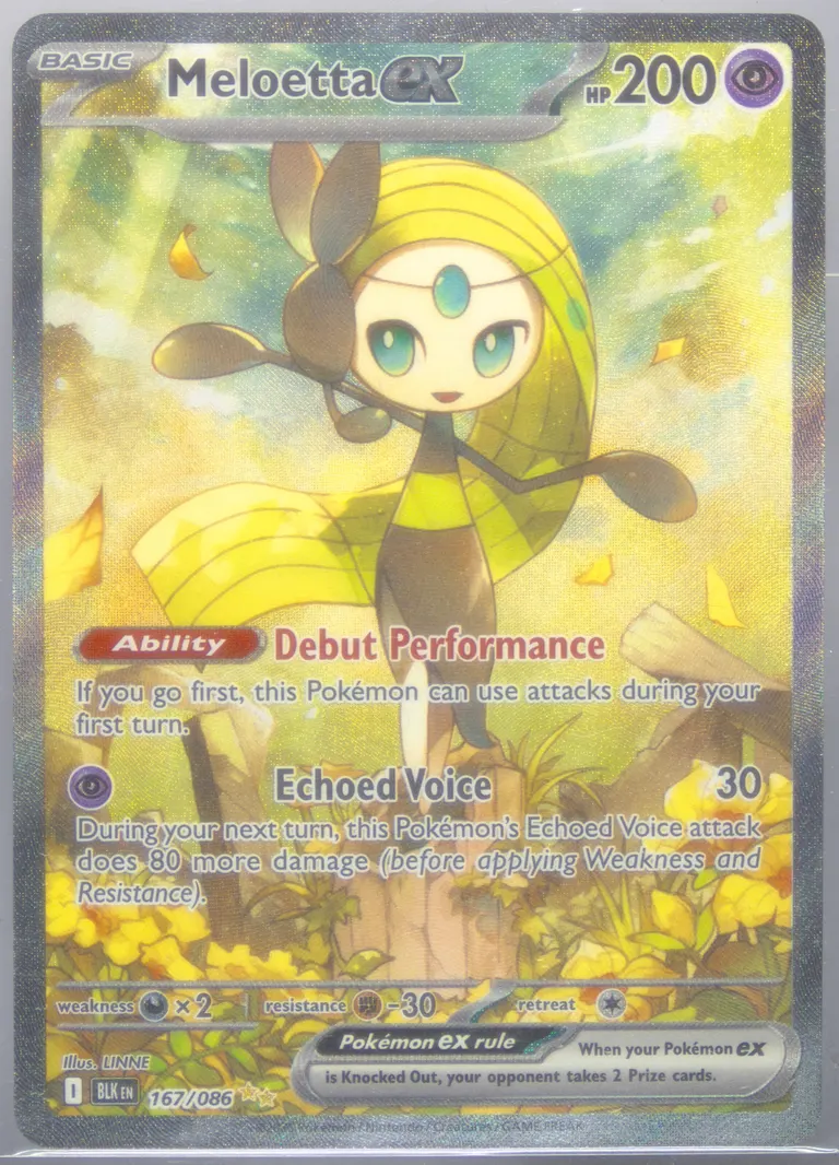 Meloetta ex card photo