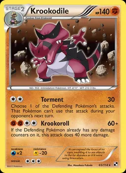 Krookodile card photo