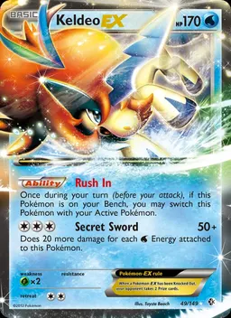 Keldeo-EX card photo