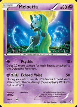 Meloetta card photo