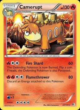 Camerupt card photo