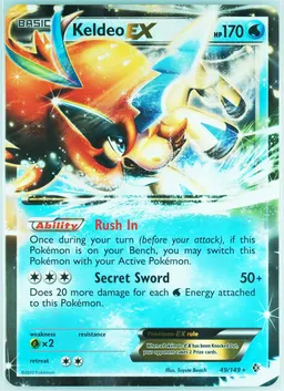 Keldeo-EX #49