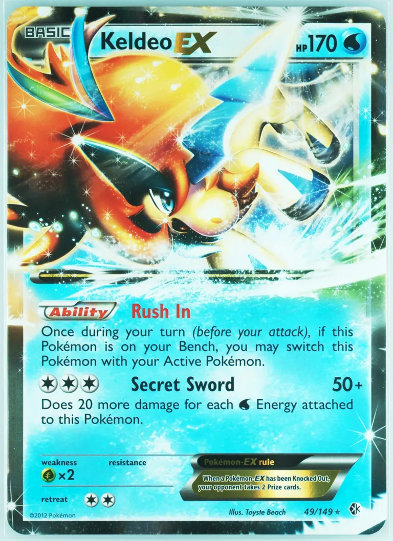 Keldeo-EX card photo