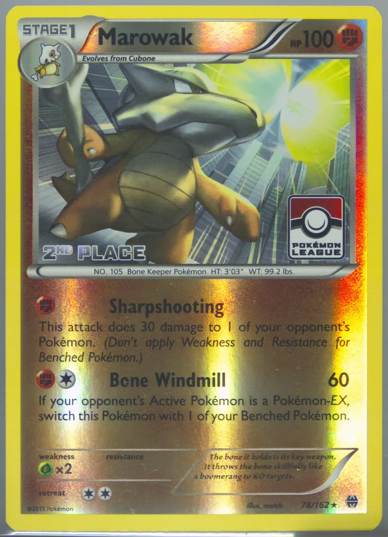Marowak #78, XY - BREAKthrough