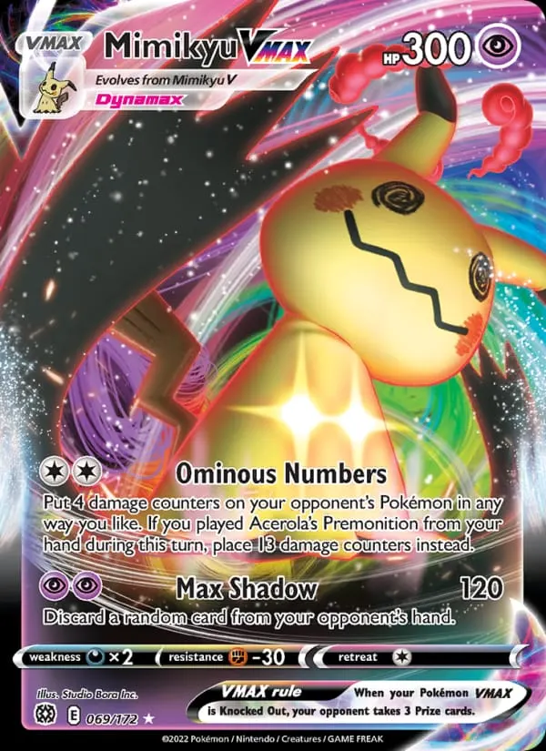Mimikyu VMAX card photo