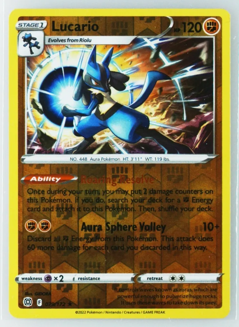 Lucario card photo