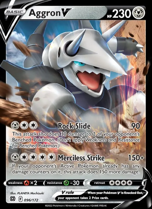 Aggron V card photo