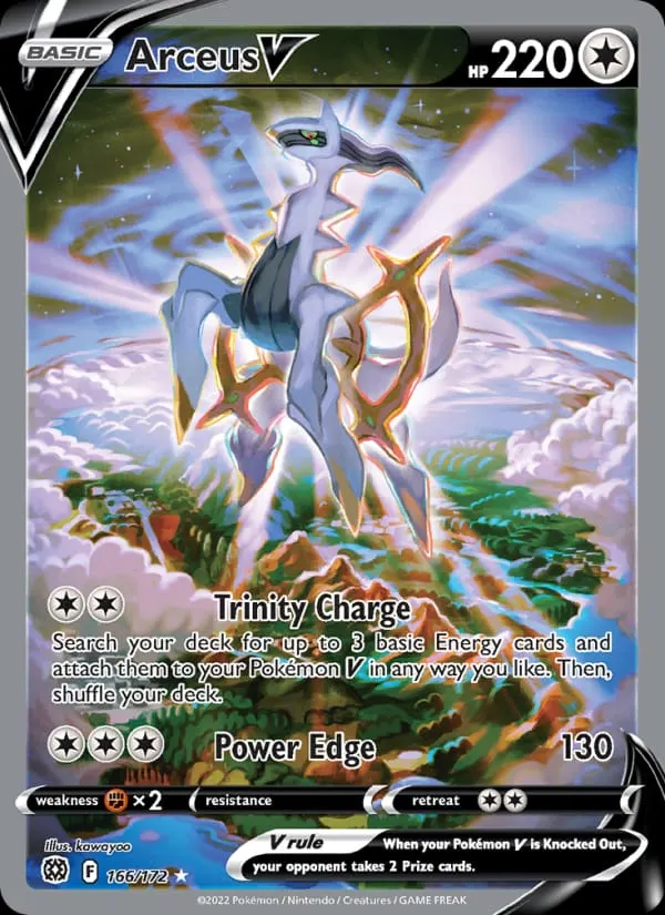 Arceus V card photo