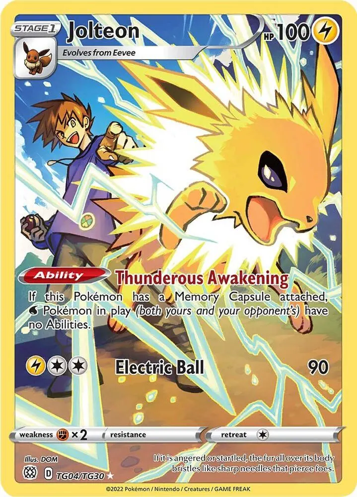 Jolteon card photo