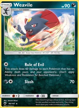 Weavile #86