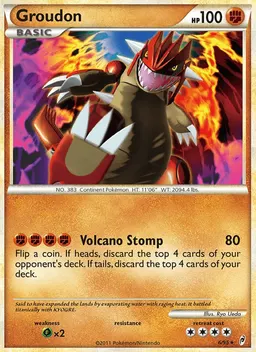 Groudon card photo