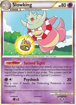 Slowking card photo