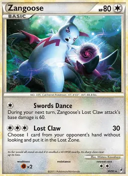 Zangoose card photo