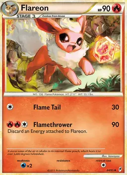 Flareon card photo