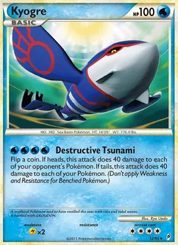 Kyogre card photo