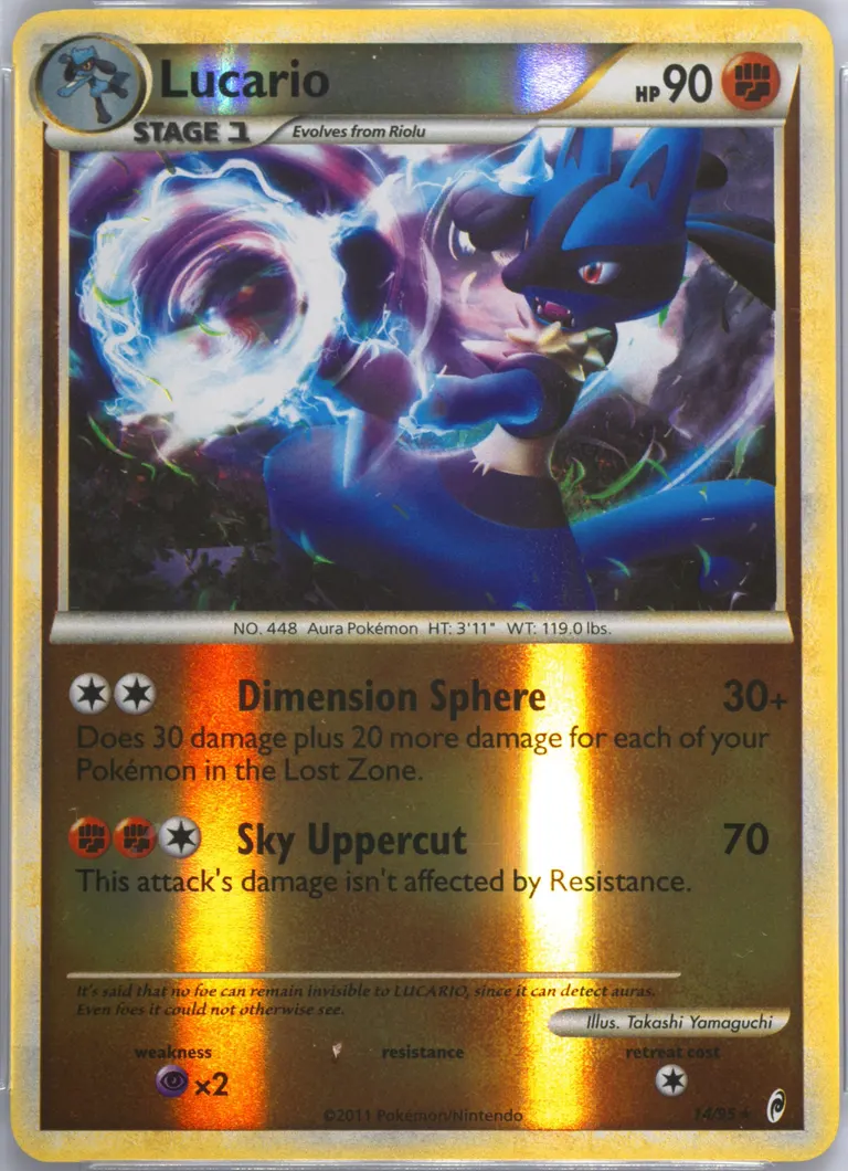 Lucario card photo