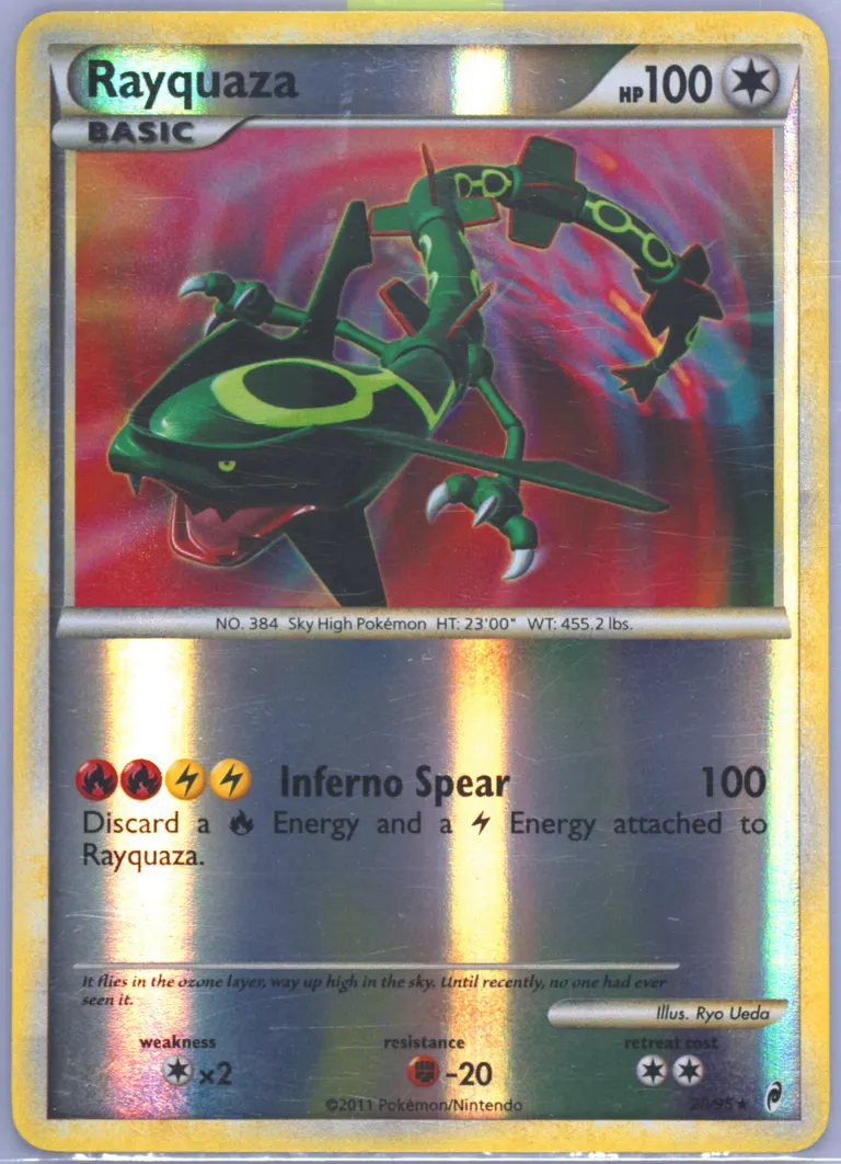 Rayquaza card photo