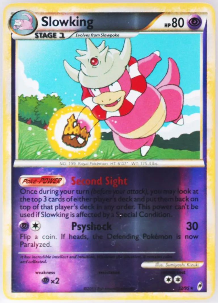 Slowking card photo