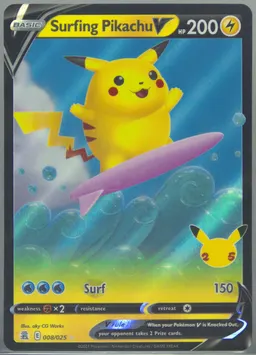Surfing Pikachu V #8