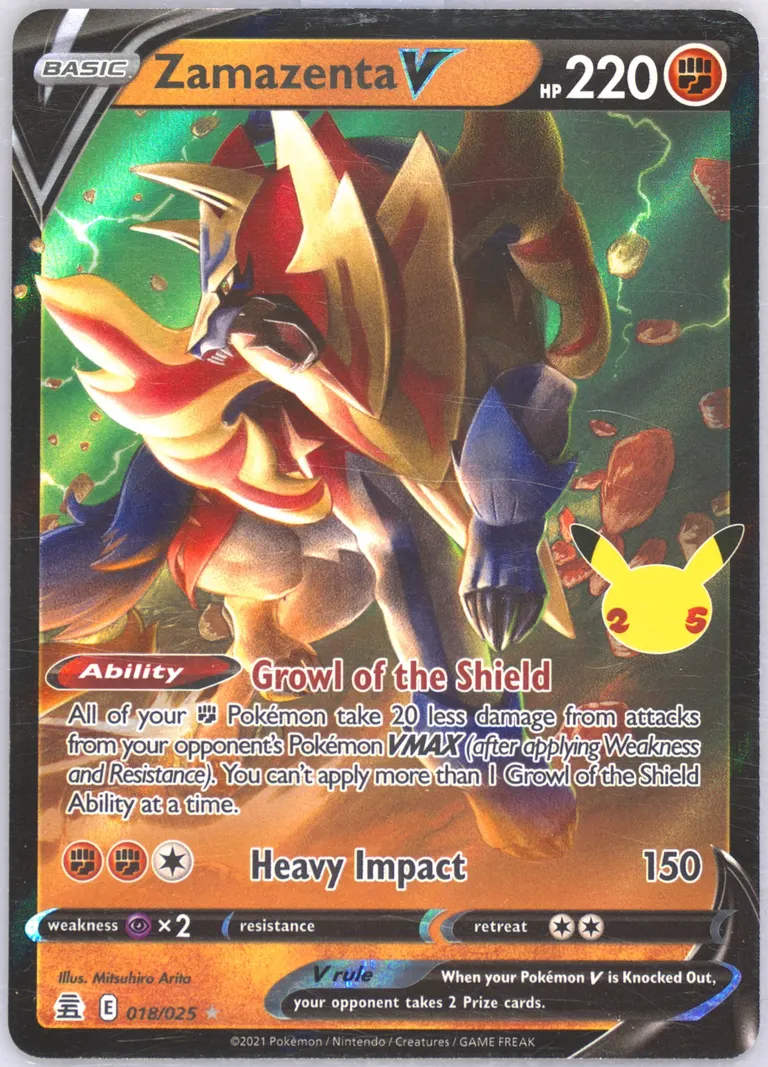 Zamazenta V card photo