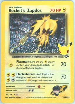 Rocket's Zapdos #CC007