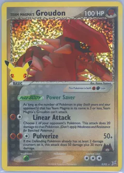 Team Magma's Groudon #CC011