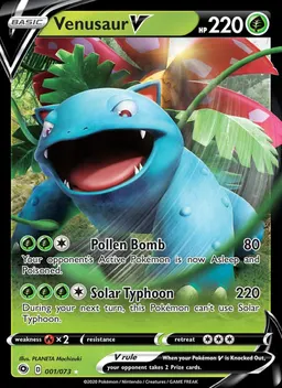 Venusaur V card photo